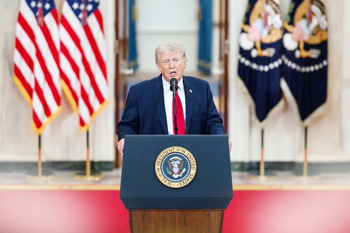 ترامب وخطاب رئاسي حول عملية “الغضب العارم”